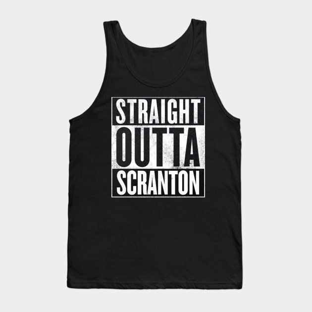 Dunder Mifflin - Straight Outta Scranton Tank Top by WiccanNerd